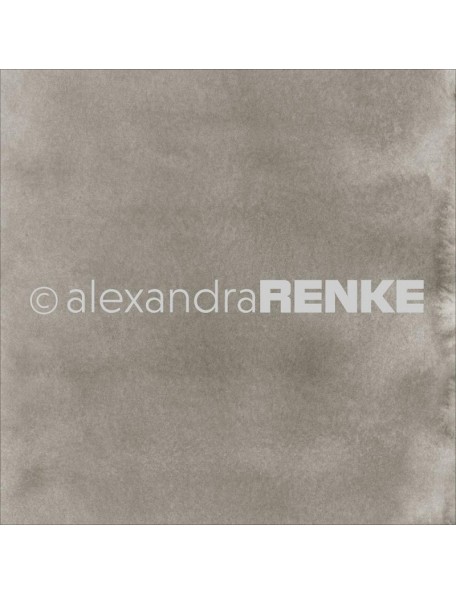 Alexandra Renke Cardstock de una cara 30,5x30,5 cm, Mimi's Basic Dark Mud Watercolor