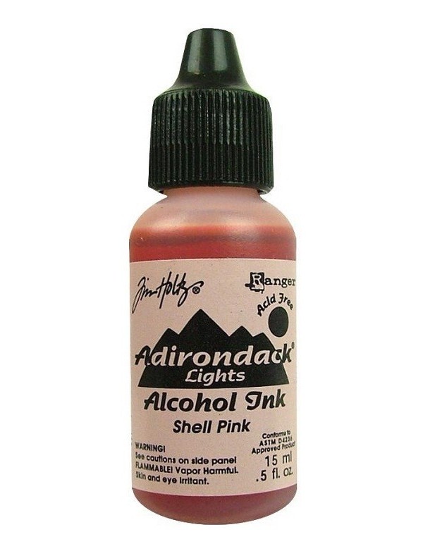 Tim Holtz Shell Pink Adirondack Lights Alcohol Ink .5oz