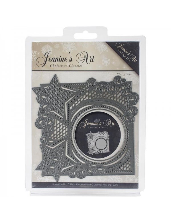 Jeanine's Art Christmas Classics Troquel, Christmas Star Frame