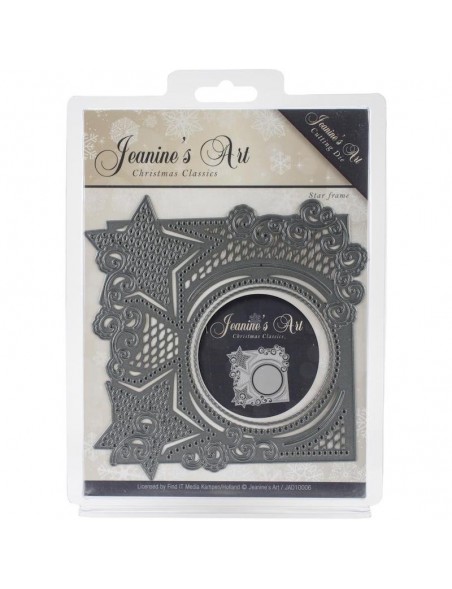 Jeanine's Art Christmas Classics Troquel, Christmas Star Frame