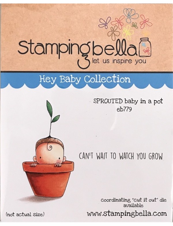 Stamping Bella sello Bebé brotando/Sprouted Baby