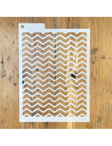 Memory Box Plantilla Chic Chevron Style 88555