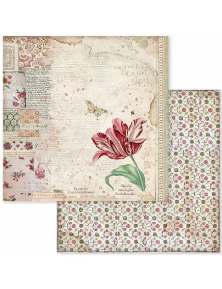 Stamperia Spring Botanic W/Red Tulip SBB604